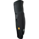 Fox Racing black elbow guard with D3O protection and Fox logo