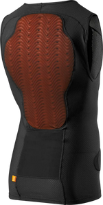 Fox Racing Baseframe Pro sleeveless chest guard in black with textured back panel