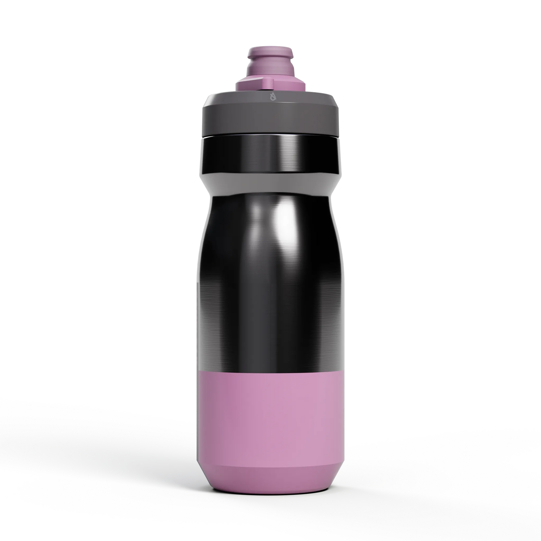 CamelBak Podium insulated steel water bottle with black body and lavender accents
