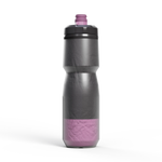 CamelBak Podium Chill 24oz water bottle in smoke gray with purple accents