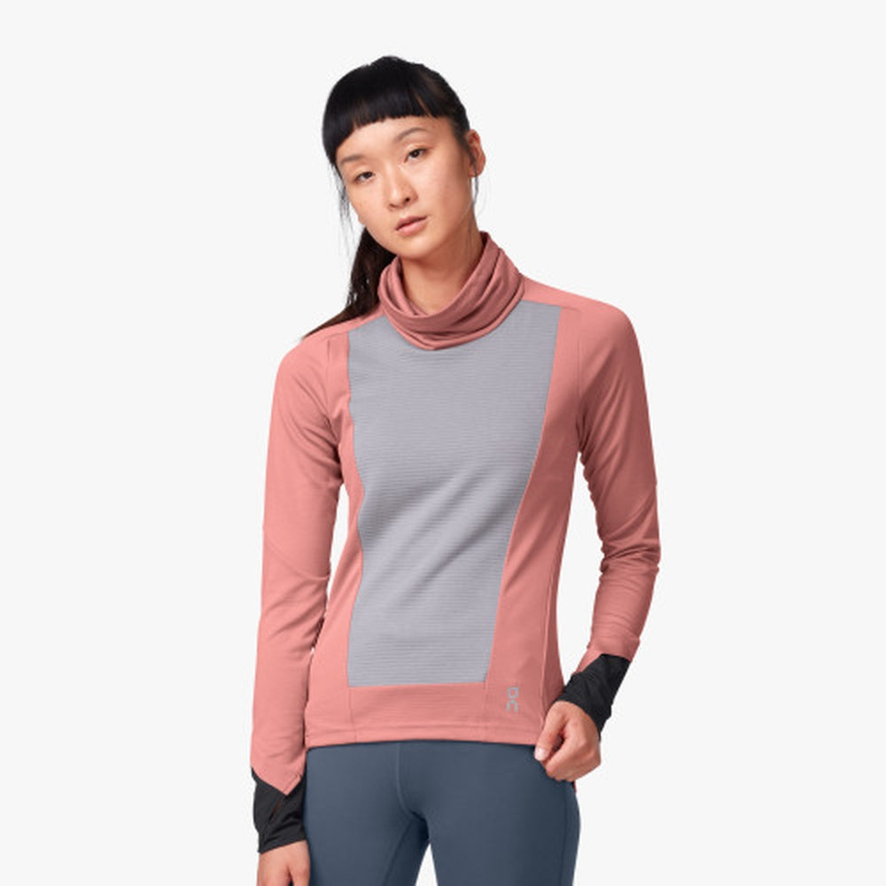 On Weather Shirt Women's - Dustrose/Fossil