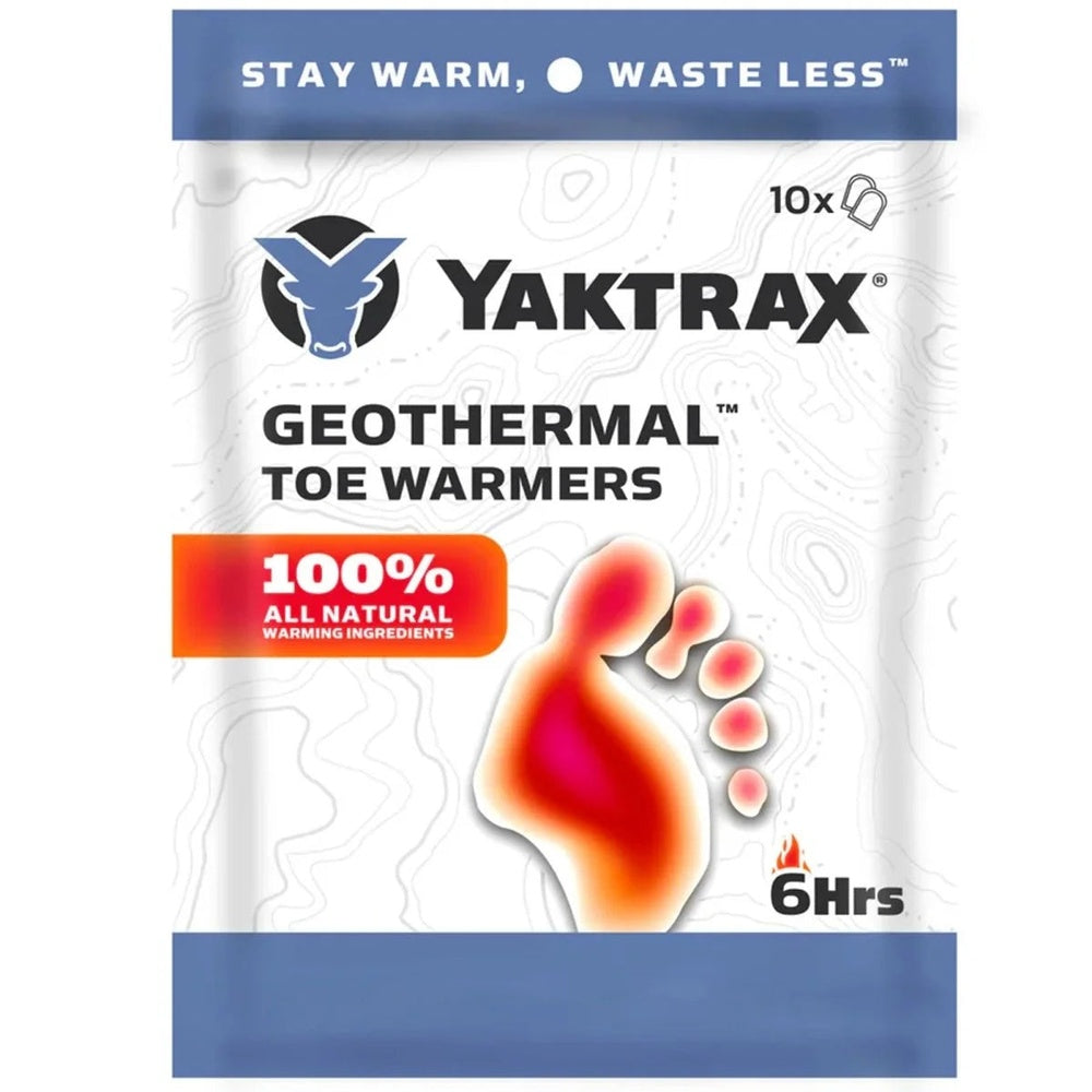 Yaktrax Geothermal Toe Warmers- Air-Activated, Up to 6 Hours of Heat -